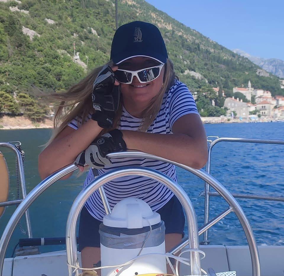 Your skipper at the helm