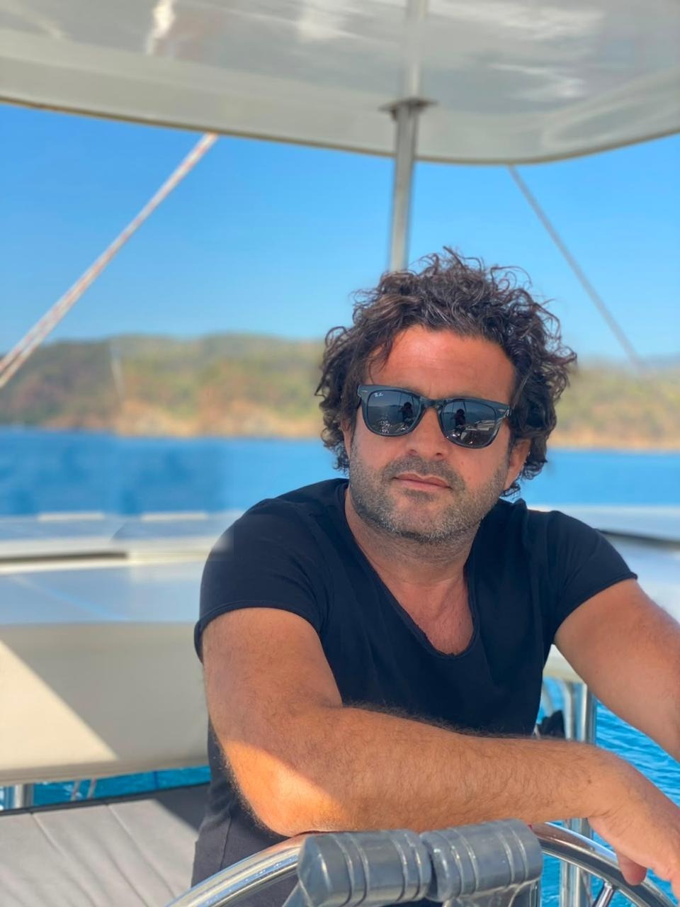 Your skipper at the helm